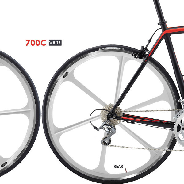 9 speed road bike wheelset