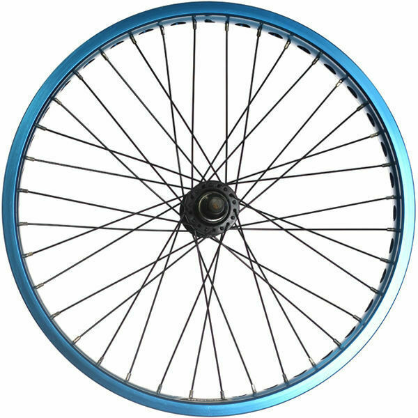 blue bike rims