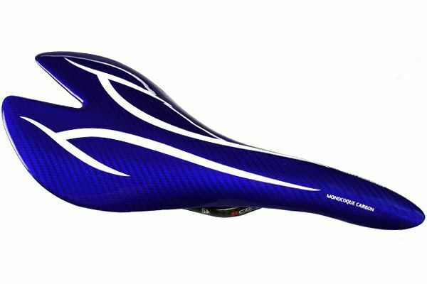 blue mtb saddle