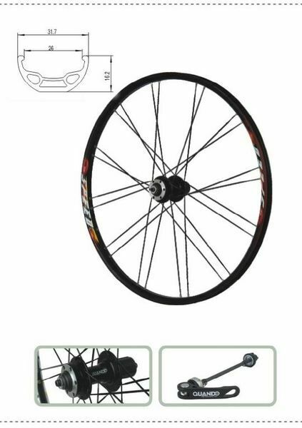 Mountain Bike Disc Brake Wheels Wheelset 26 for Shimano 7/8/9/10 