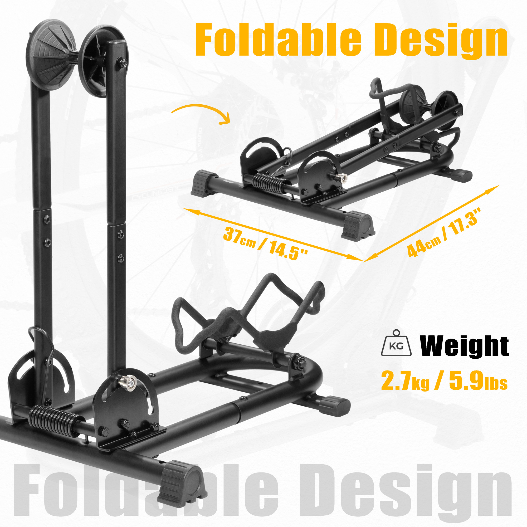 BIKEHAND Bike Floor Parking Rack Storage Stand Bicycle