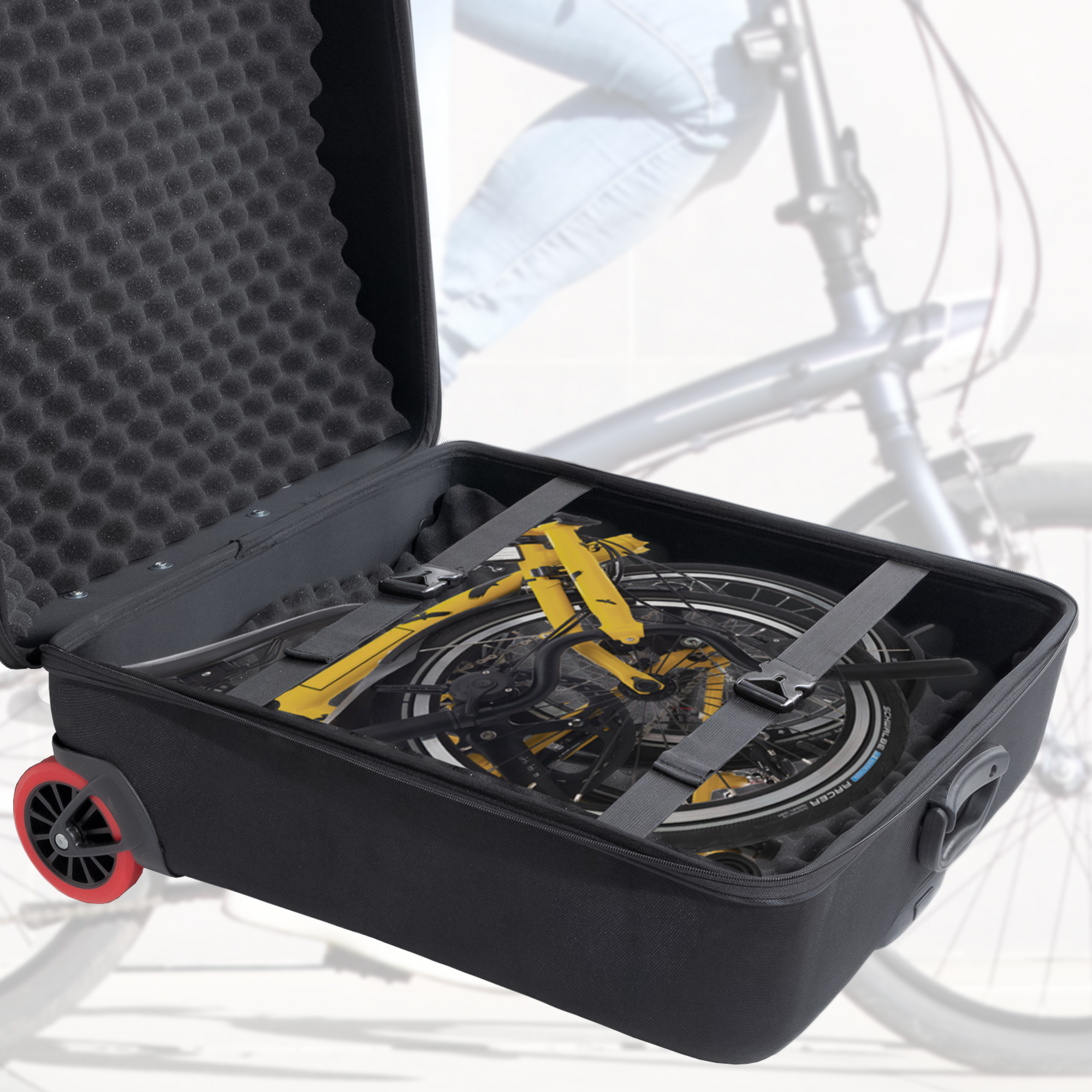 Brompton folding hot sale flight case