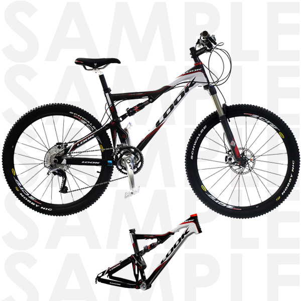 Look Carbon Mountain Bike Frame with Rock Shox Shock 19  