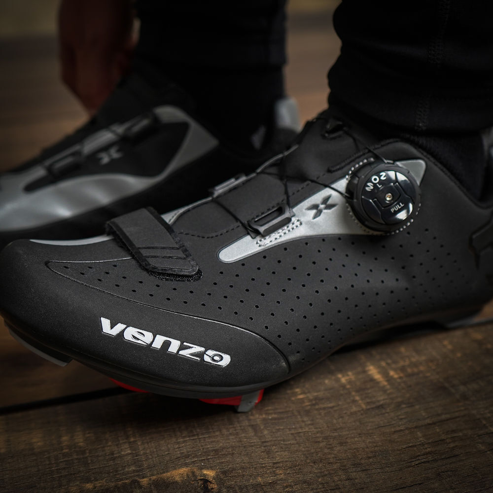 Download Buy Venzo Road Bike Shoes with Clipless Pedals Look Keo ...