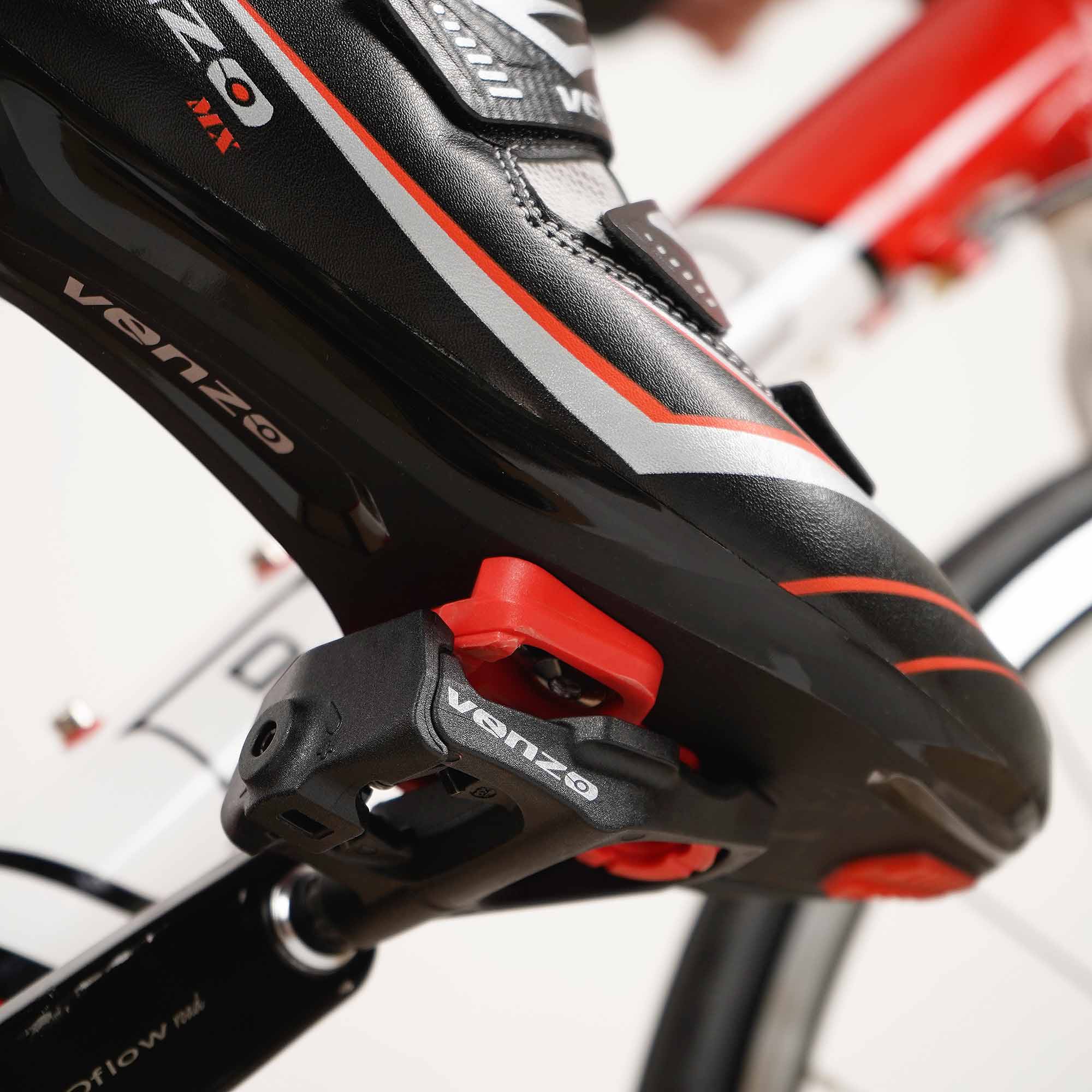 Download Buy Venzo Road Bike For Shimano SPD SL Look Cycling ...