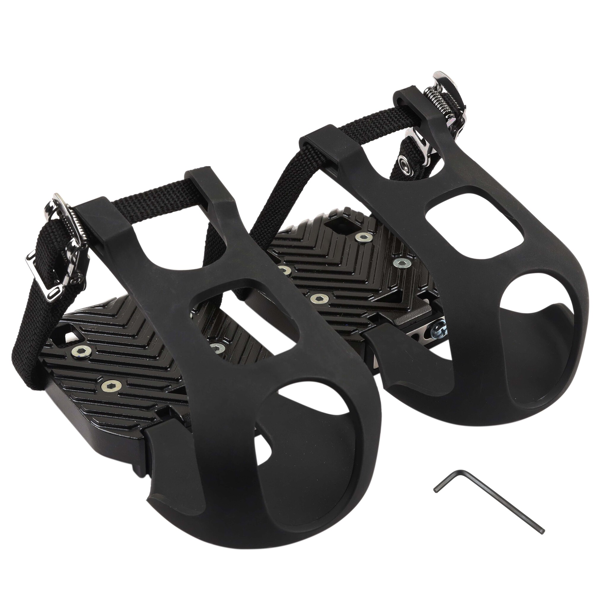 Buy CyclingDeal Compatible with Peloton Bike Pedals Toe Cages Adapters ...