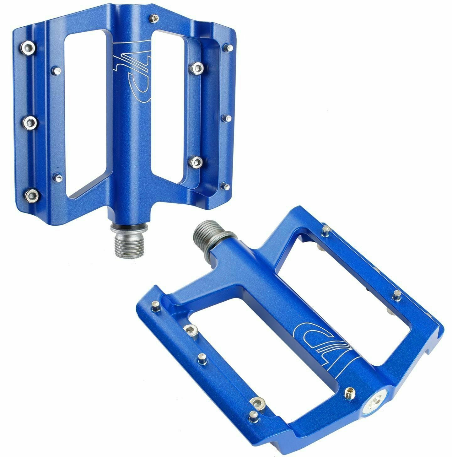 blue mountain bike pedals