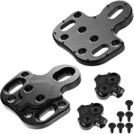 CyclingDeal Bike Bicycle Shoes Adapter Cleats - Convert Road Bike and Spin Bike Shoe Cleats to MTB Shoe Cleats - Compatible with Shimano SPD System