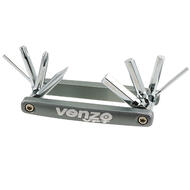 Venzo 8 in 1 Bike Bicycle Maintenance Repair Foldable Multi-Tool