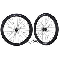 CyclingDeal 26" MTB Shimano 8/9/10/11 Speed Compatible Bicycle Wheelset-Novatec Hubs-QR F100mm/R135mm with ThickSlick Tyres